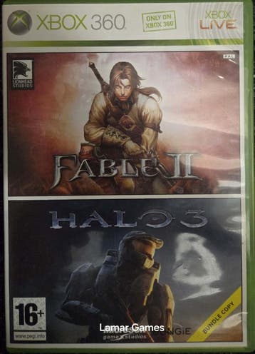 Fable II + Halo 3 Bundel (xbox 360 used game), Spelcomputers en Games, Ophalen of Verzenden, Zo goed als nieuw