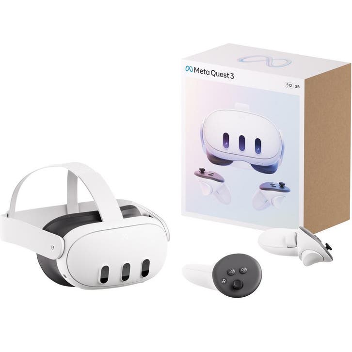 Meta Quest 3 Virtual Reality Headset, Spelcomputers en Games, Virtual Reality, VR-bril, Nieuw, Pc, Verzenden