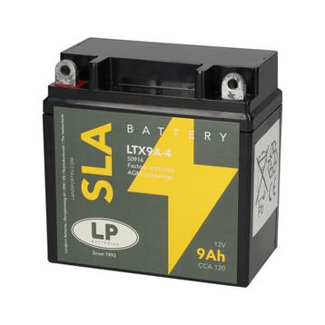 Landport (LP) SLA LTX9A-4 motor accu 12 volt 9 ah (50914 -, Motoren, Ophalen of Verzenden, Nieuw