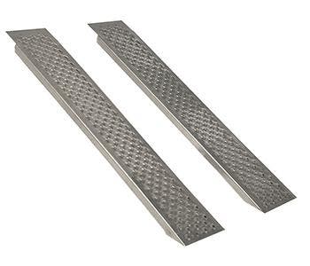 Rechte aluminium oprijplaten 200 cm - 400 kg- 20 cm breed, Tuin en Terras, Hand-tuingereedschap, Nieuw, Ophalen of Verzenden