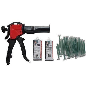 MT Set 2 tubes MT30 2 componentenlijm 30 seconden, 1 pistoo, Verzenden, Nieuw