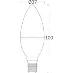 LED Lamp - E14 Fitting - Brinton - 5W 470lm - 865, Led-lamp, Minder dan 30 watt, E14 (klein), Nieuw