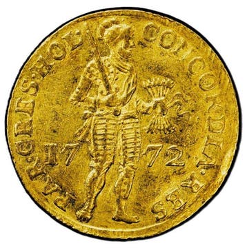Nederland, Holland Gouden Enkele Dukaat 1772 / About