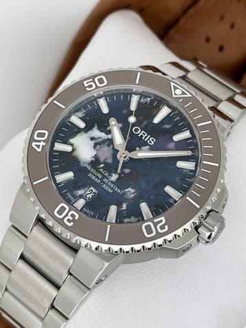 Oris - Aquis Date Upcycle Automatic - 01 733 7766 4150-Set -, Nieuw