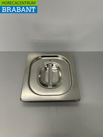 RVS Gastronorm Deksel GN Deksel 1/6 GN Met silicone, Ophalen of Verzenden, Nieuw in verpakking
