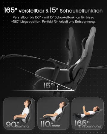 Ergonomische Bureaustoel -  Office Chair - Gamestoel - Volwa, Verzenden, Zo goed als nieuw
