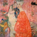 Gustav Klimt (1862-1918) - “The friends, 1916”. Gesigneerd, Antiek en Kunst, Kunst | Tekeningen en Foto's