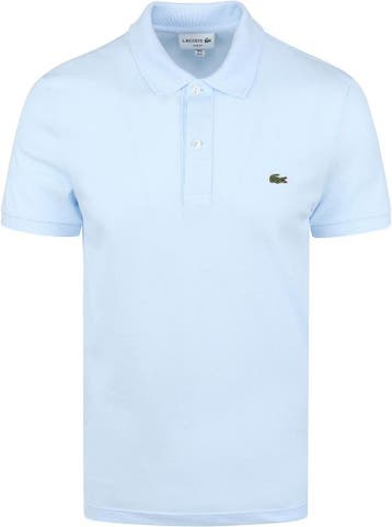 Lacoste Poloshirt Lichtblauw maat M Heren, Kleding | Heren, Verzenden, Nieuw, Maat 48/50 (M), Lacoste