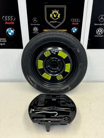 Citroen C3 (SX/SW) bj2017 Reservewiel thuiskomst met Krikset, Auto-onderdelen, 15 inch, Banden en Velgen, Personenwagen, Gereviseerd