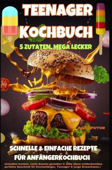 Teenager Kochbuch – 5 Zutaten, Mega Lecker: Schnelle & Einfa, Ophalen of Verzenden, Nieuw, Kira Kochmann