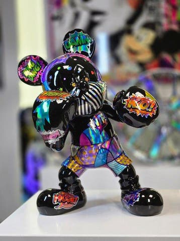 Patryk Konrad - Tyson boxer Mickey pop art holographic