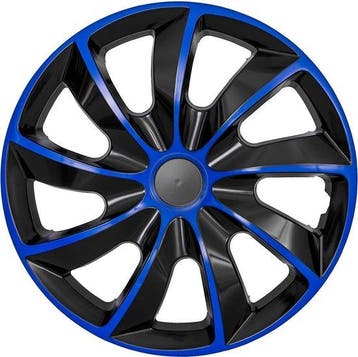 NRM QUAD Wieldoppen SET caps 14  / Blauw - Zwart, Verzenden, Nieuw