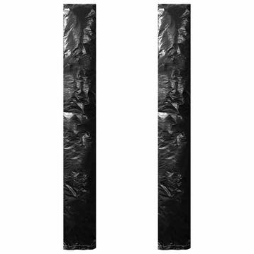 vidaXL Parasolhoezen 2 st met rits 200 cm PE, Verzenden, Nieuw, Minder dan 1 meter, Parasolhoes