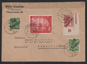 Geallieerde bezetting - Duitsland (Sovjet-zone) 1948 - SBZ I, Gestempeld