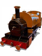 Scratch Built 5-duim spoorwijdte - Modeltrein locomotief (1)