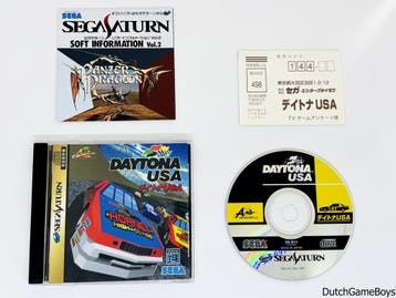 Sega Saturn - Daytona USA + Reg. Card - Japan, Verzenden, Gebruikt