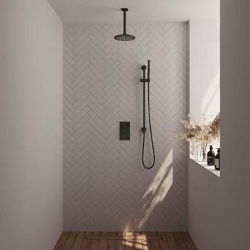 Brauer Black Edition Thermostatische Regendoucheset Inbouw -, Ophalen of Verzenden, Nieuw