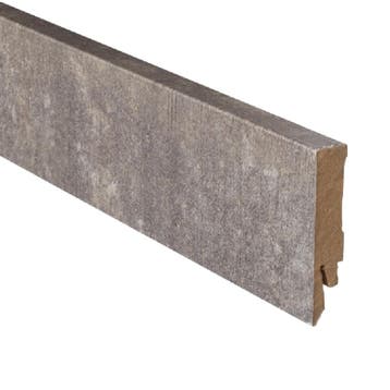 Rechte folieplint 70x14 roestbruin (Folie plinten), Overige materialen, Verzenden, 50 tot 150 cm, Overige typen
