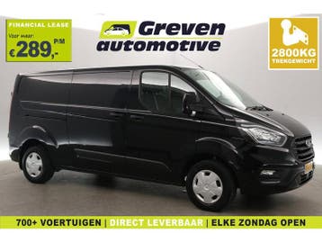 Ford Transit Custom 2.0 TDCI L2H1 | 2800kg Trekgew. |, Euro 6, Zwart, Nieuw, Ford