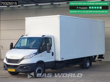 Iveco Daily 72C18 3.0L Automaat 1000KG Laadklep Luchtvering, Automaat, Stof, Gebruikt, Euro 6