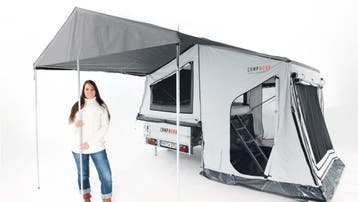 Campwerk Economy onroad, Caravans en Kamperen, Vouwwagens, Ophalen, Campwerk, Tot en met 2, Grijs