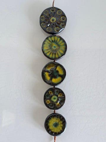 Wanddecoratie - Miniaturowe medaliony – Fat Lava, vintage,