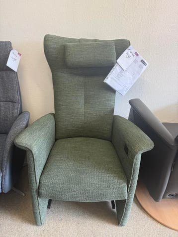 sta op stoel relax fauteuil relaxfauteuil staopstoel, Verzenden, Zo goed als nieuw, Leer, Gratis bezorging regio Utrecht 