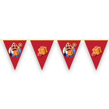 Sinterklaas Vlaggenlijn 10 meter, Diversen, Sinterklaas, Verzenden, Nieuw