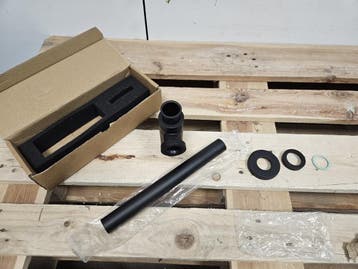Hotbath Cobber P035 wastafelsifon - mat zwart, Ophalen of Verzenden, Nieuw, Bad
