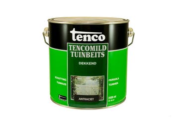 Tenco tencomild tuinbeits dekkend 2,5 liter, antraciet, bus, Verzenden, Nieuw