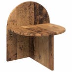 vidaXL Nachtkastje Oud hout 40 x 35,5 x 45,5 cm, Minder dan 45 cm, Verzenden, Nieuw, Minder dan 55 cm