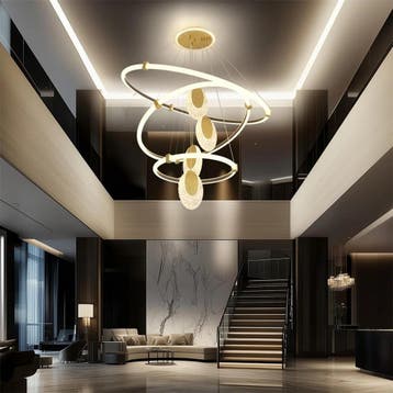 3-Lagen LED Kroonluchter met Waterdruppel Design, Verzenden, Nieuw