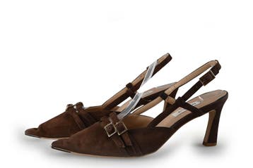 Notre-V Slingbacks in maat 37 Bruin, Kleding | Dames, Schoenen, Notre-V, Bruin, Verzenden, Gedragen