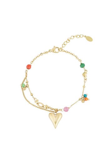 Goudlief Armband love party (Charme armbanden, Armbanden), Verzenden, Nieuw, Zilver, Overige materialen