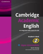 9780521165204 Cambridge Academic English B2 - Upp-Int stu..., Boeken, Schoolboeken, Verzenden, Zo goed als nieuw, Martin Hewings