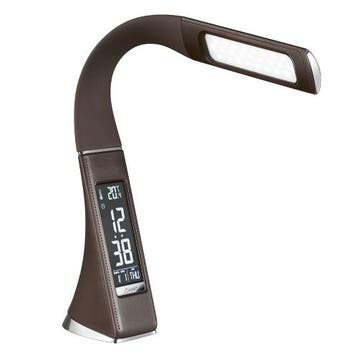 LED Bureaulamp Design EcoLeather Kaffee - Display Touch, Ophalen of Verzenden, Nieuw