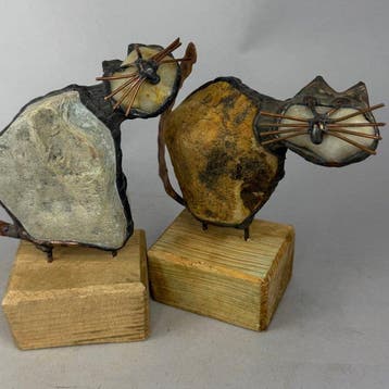 Jacek Drzymaa ( XX- XXI) - sculptuur, NO RESERVE- 2 CATS -