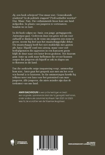 Doe maar niet 9789464788594 Amir Bachrouri, Verzenden, Zo goed als nieuw, Amir Bachrouri