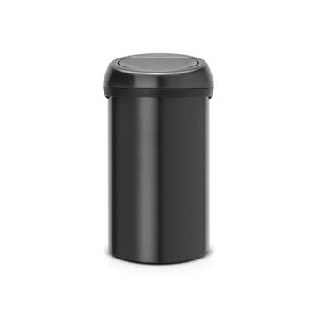 Brabantia Touch Bin 60 ltr - mat zwart, Huis en Inrichting, Woonaccessoires | Prullenbakken, Verzenden, Nieuw