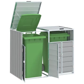 vidaXL Containerberging voor 2 containers 144x81x113 cm, Verzenden, Nieuw