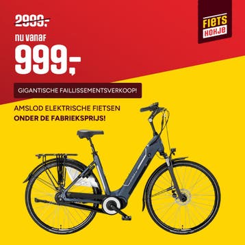 AMSLOD e-bikes, mega partij, faillissement-verkoop, OP = OP, Nieuw, Versnellingen