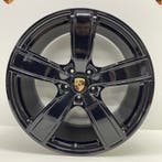 Porsche Cayenne (E3) 22 SportClassic zwart met banden 8MM, Auto-onderdelen, Banden en Velgen, Ophalen, Gebruikt, Banden en Velgen