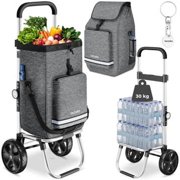 Boodschappentrolley Shopper, 3-in-1, opklapbaar, met koeltas, Verzenden, Nieuw