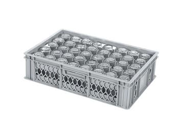 BASIC glazenkrat - 600 x 400 x H 154 mm voor 40 glazen -, Ophalen of Verzenden, Nieuw