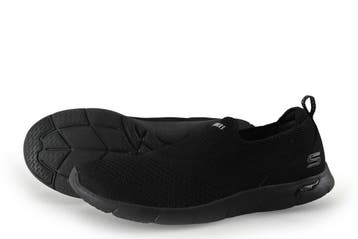 Skechers Instappers in maat 37 Zwart, Kleding | Dames, Skechers, Verzenden, Zo goed als nieuw, Instappers