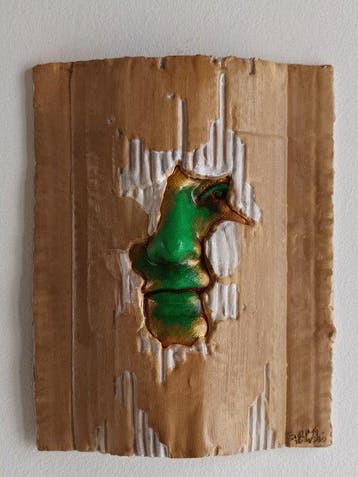 Salvatore Alibrio - Wrapping - verde-oro