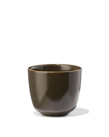 HEMA Espressokopje 90ml Puur aardewerk donkerbruin, Huis en Inrichting, Keuken | Servies, Verzenden, Nieuw