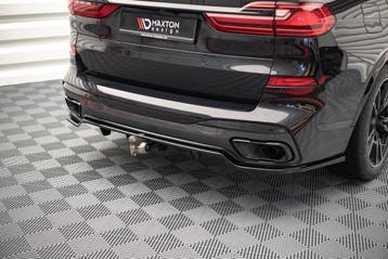 Rear Splitter (with vertical bars) voor BMW X7 G07 M-Pack, Ophalen of Verzenden