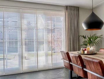 jaloezie op maat gemaakt, wit | band | 90cm breed 175cm hoog, 150 tot 200 cm, Tijdloze jaloezieën voor elk interieur., Nieuw, Wit