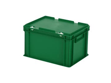 Stapelbak met deksel - 400 x 300 x H 250 mm (gladde bodem) -, Ophalen of Verzenden, Nieuw